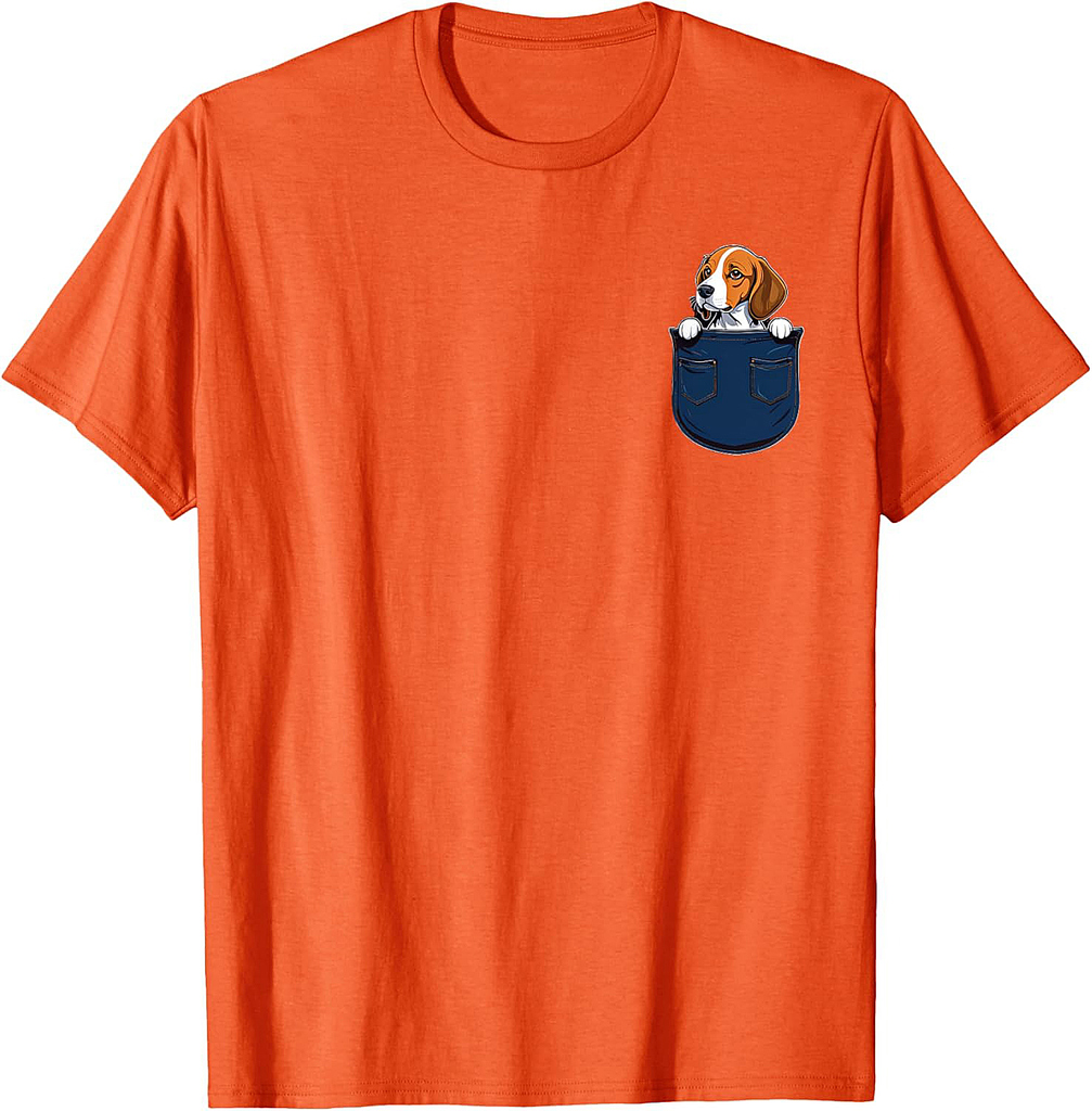 Beagle Dog In The Pocket Cute Pocket Beagle s T-Shirt