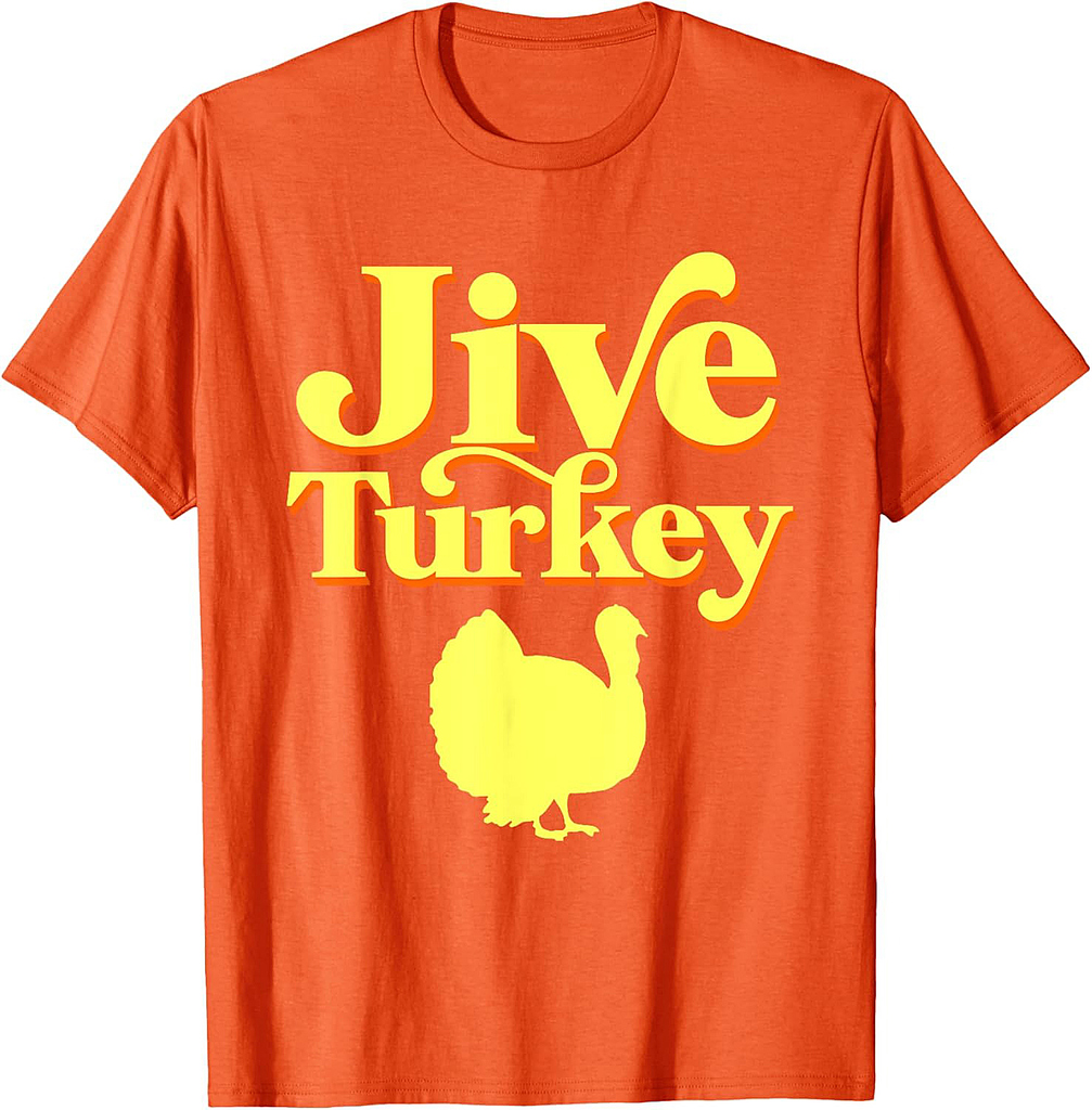 Funny Retro Jive Thanksgiving Turkey T-Shirt