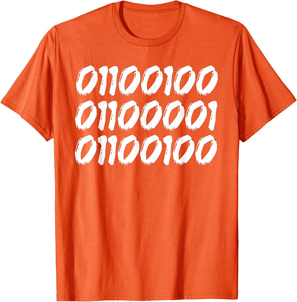 Binary Code Dad Joke Funny Father's Day Idea for Techie Dad T-Shirt