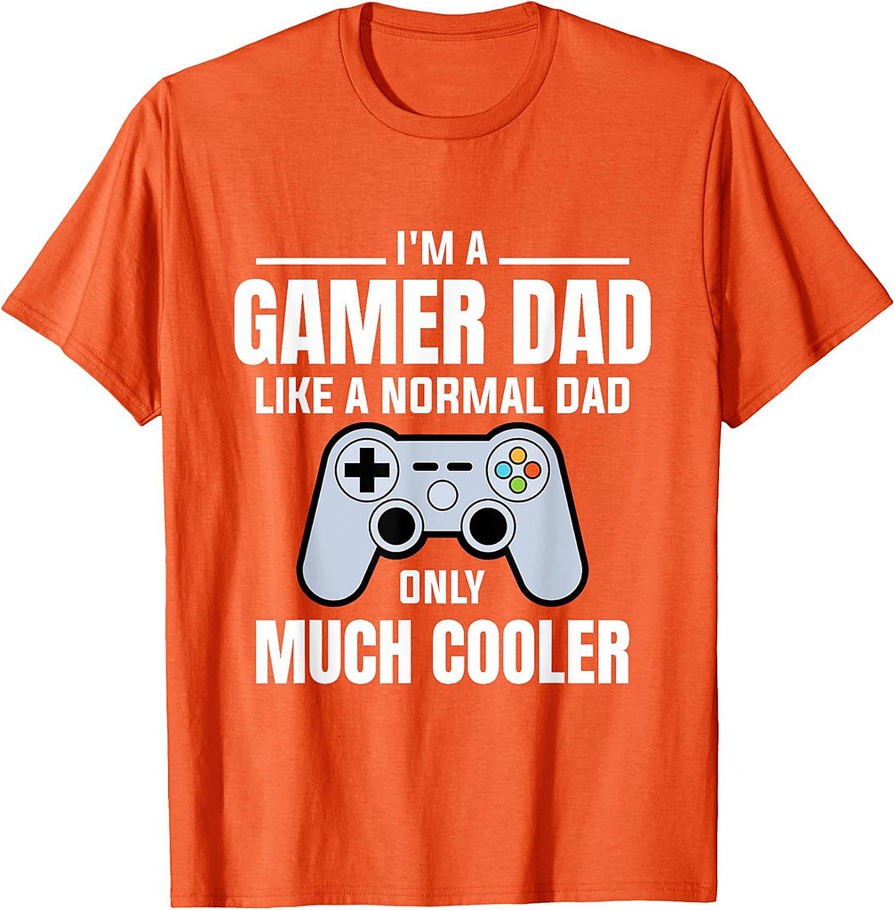 Gamer Dad Like A Normal Dad  Video Game Father T-Shirt