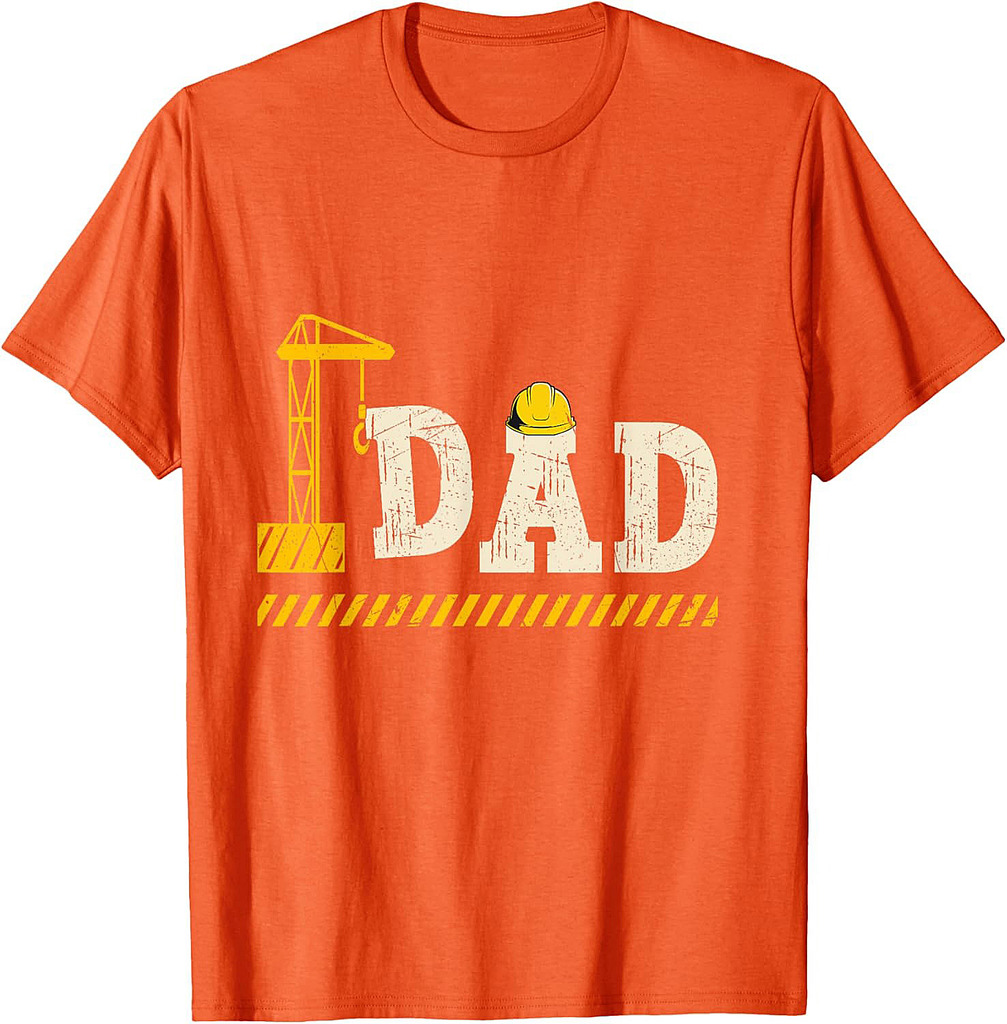 Happy Father's Day Construction For Son DAD Father's Day T-Shirt
