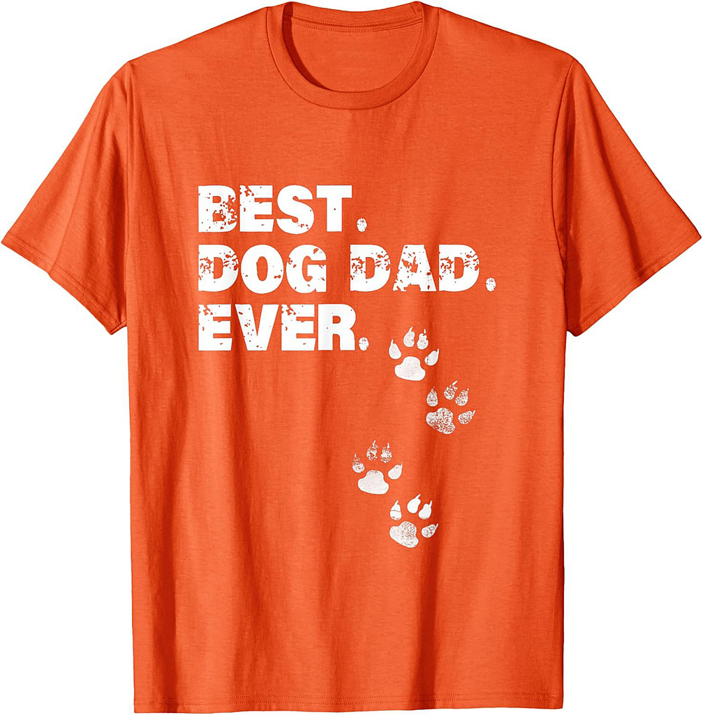Best Dog Dad Ever Shirt Gift for Father's Day T-Shirt