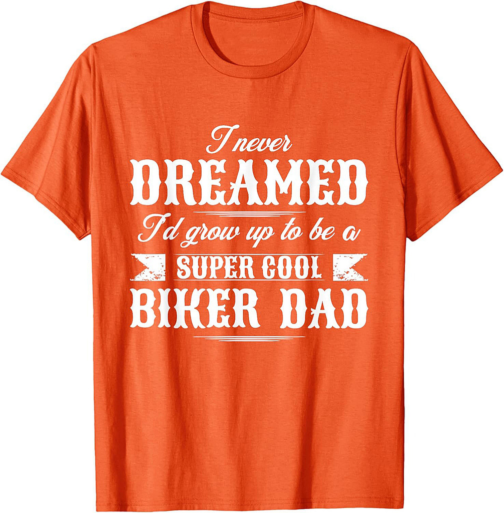 Motorcycle Dad Biker Vintage Father T-Shirt