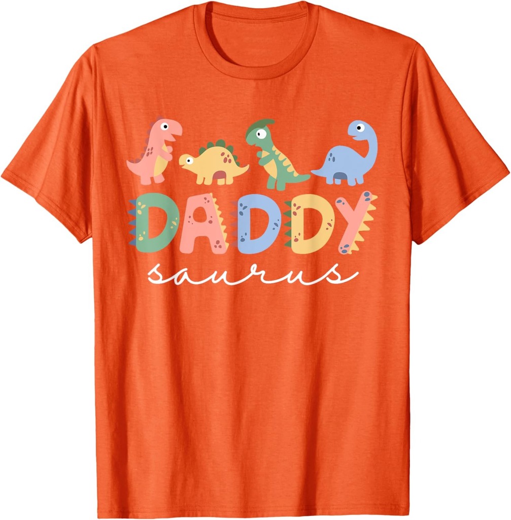 Daddysaurus T Rex Dinosaur Daddy Saurus Father's Day T-Shirt