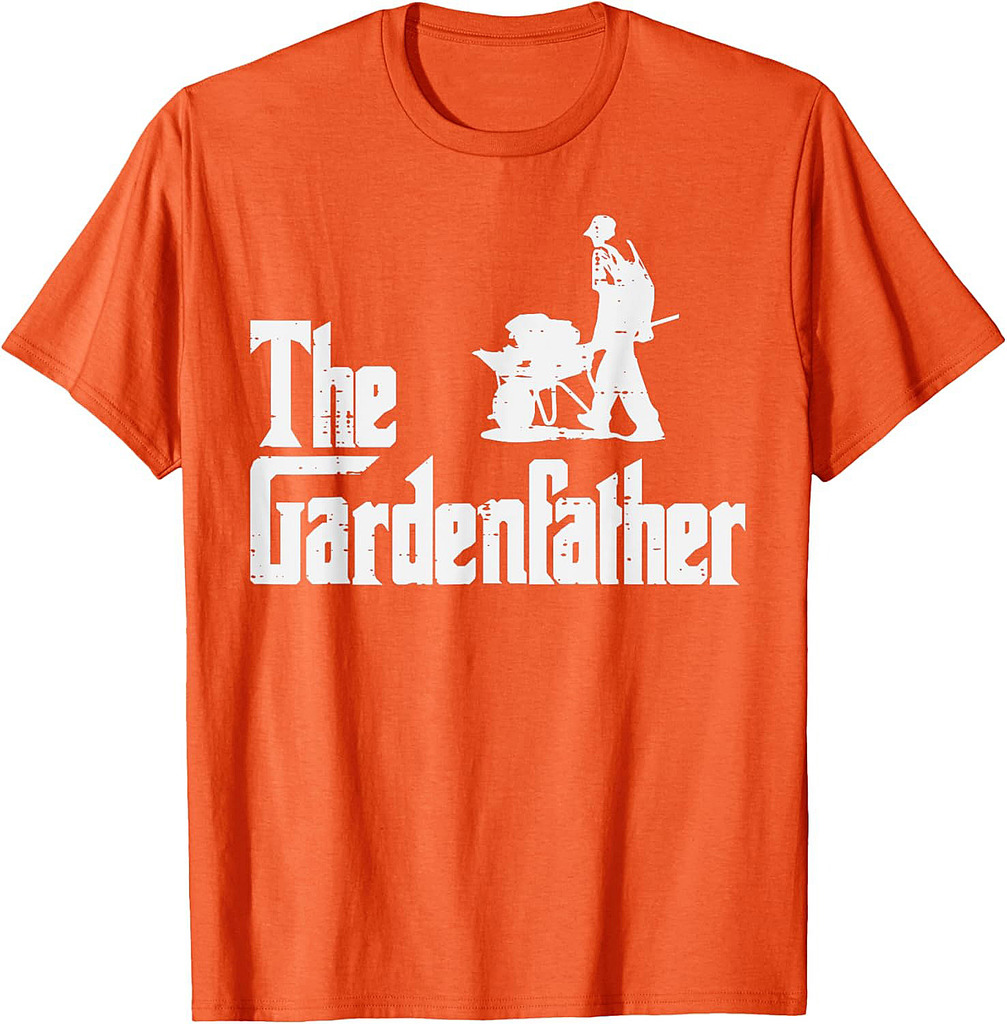Gardening The Gardenfather Funny Movie Pun Fathers Day T-Shirt