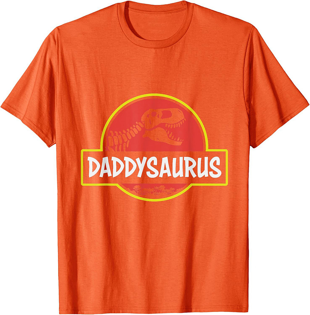 Funny Daddysaurus Rex Dinosaur Dad Jurassic Father's T-Shirt