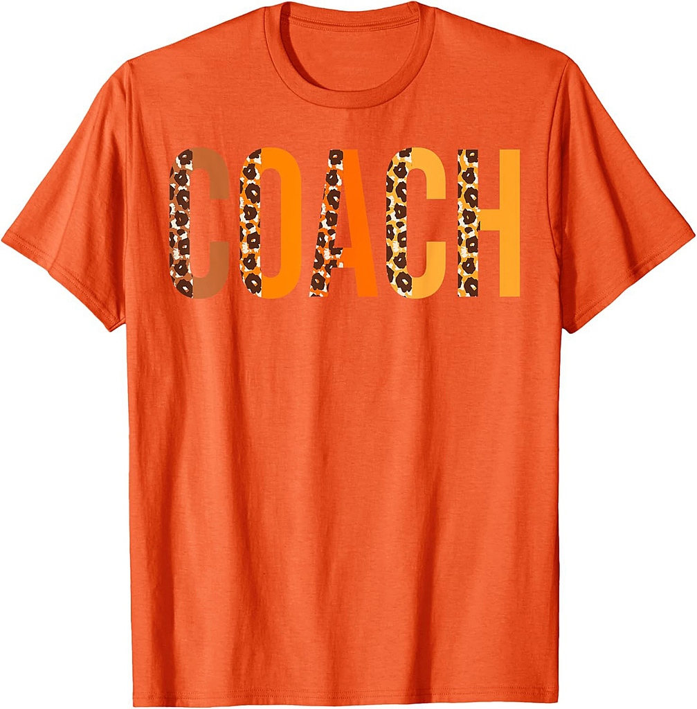 Coach leopard Squad Cute Fall Autumn Lovers Thanksgiving T-Shirt
