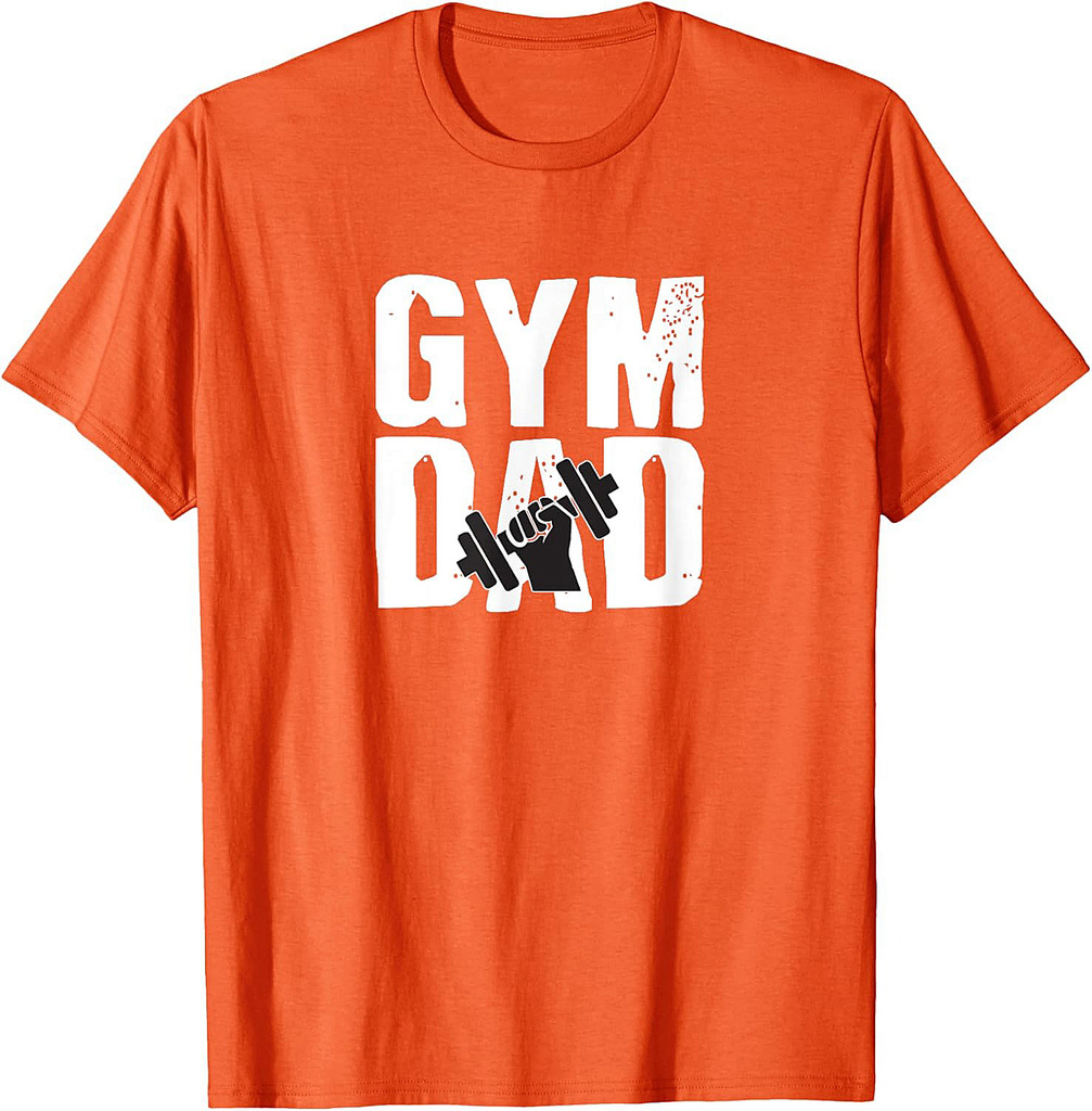 Gym DAD Fathers Day Gift Workout T-shirt