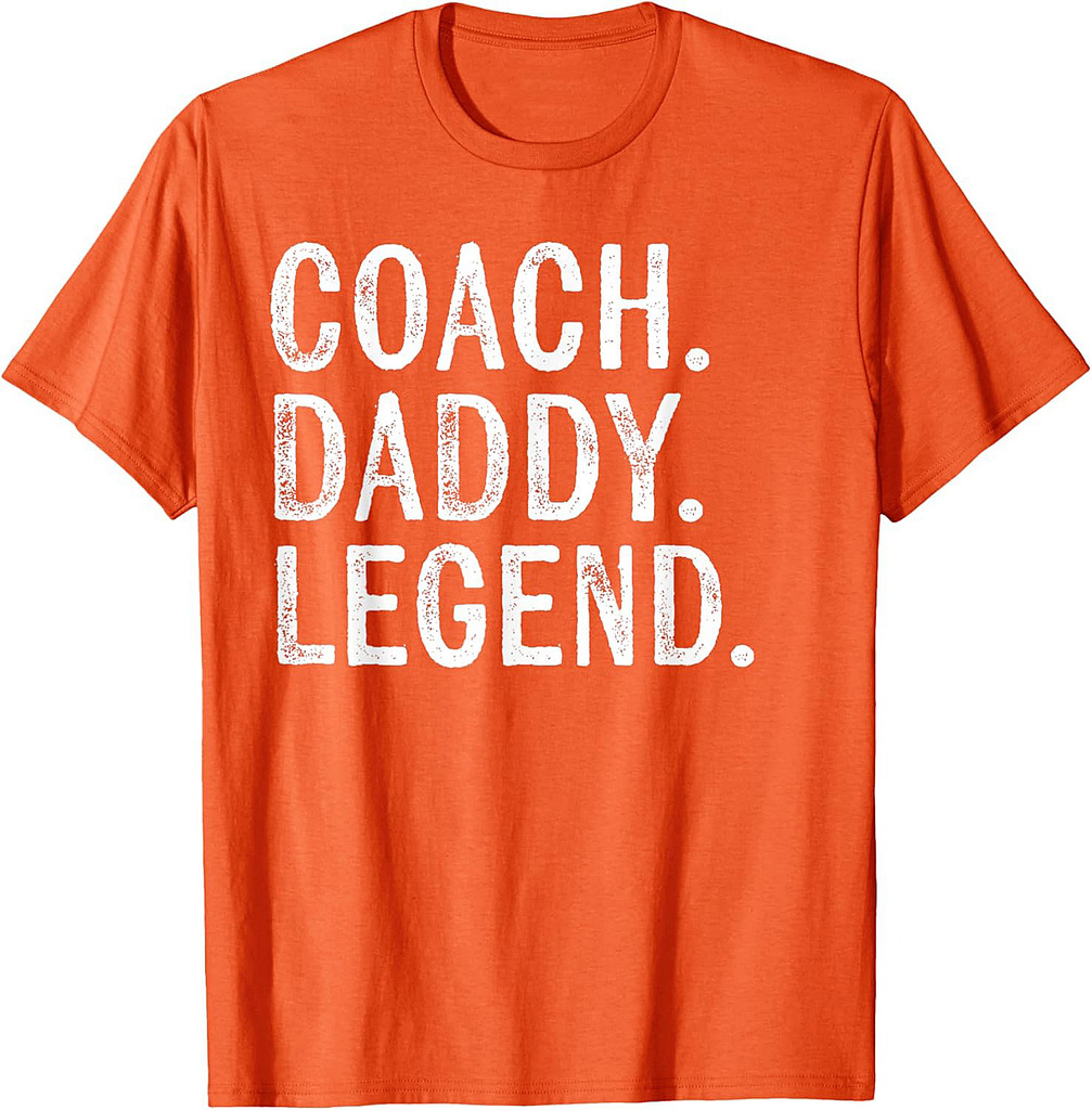 Coaching Gifts Coach Daddy Legend Father's Day Dad T-Shirt