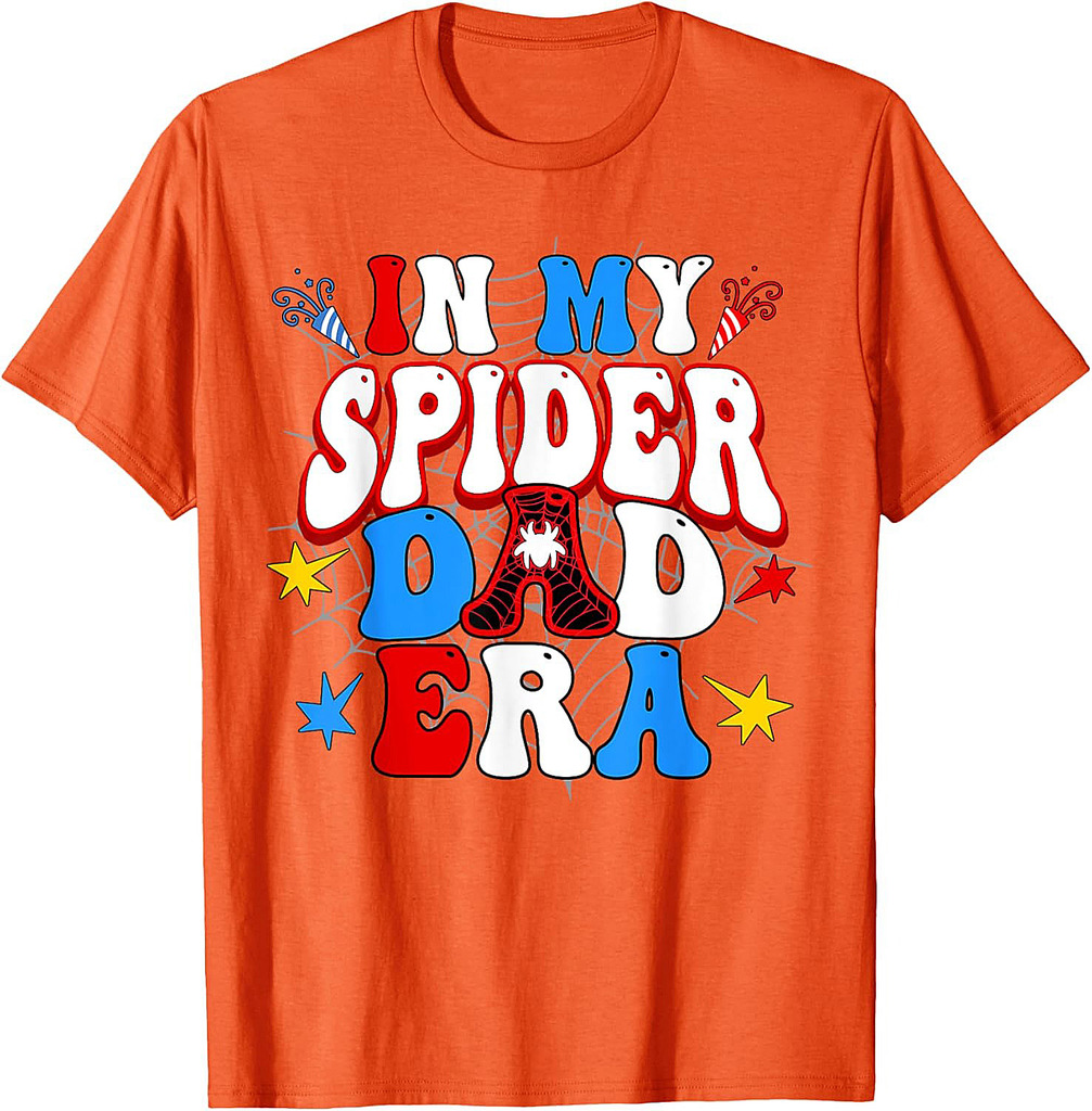 In My Spider Dad Era Birthday Matching Family Fathers Day T-Shirt