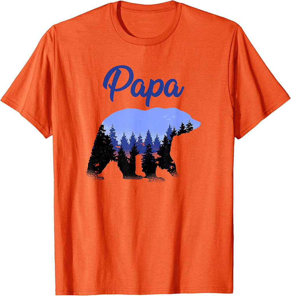 Papa Bear Funny Shirts for Dad Gift Ideas Father's Day T-Shirt