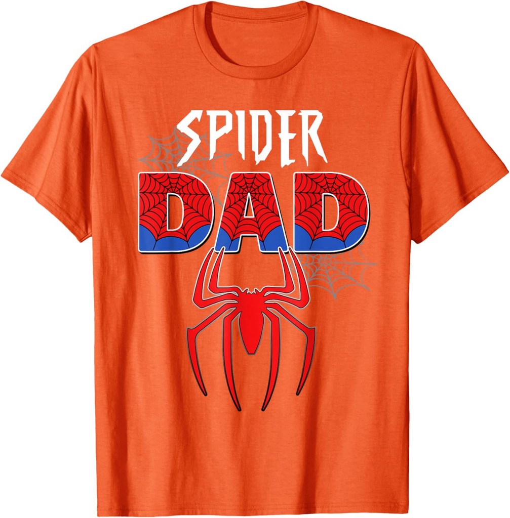 Mens Spider Dad Design Father's Day Matching Family Birthday T-Shirt