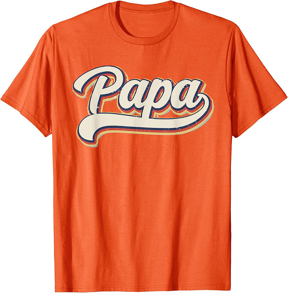 Papa T-shirt Retro Father’s Day For Funny Papa Grandpa T-Shirt