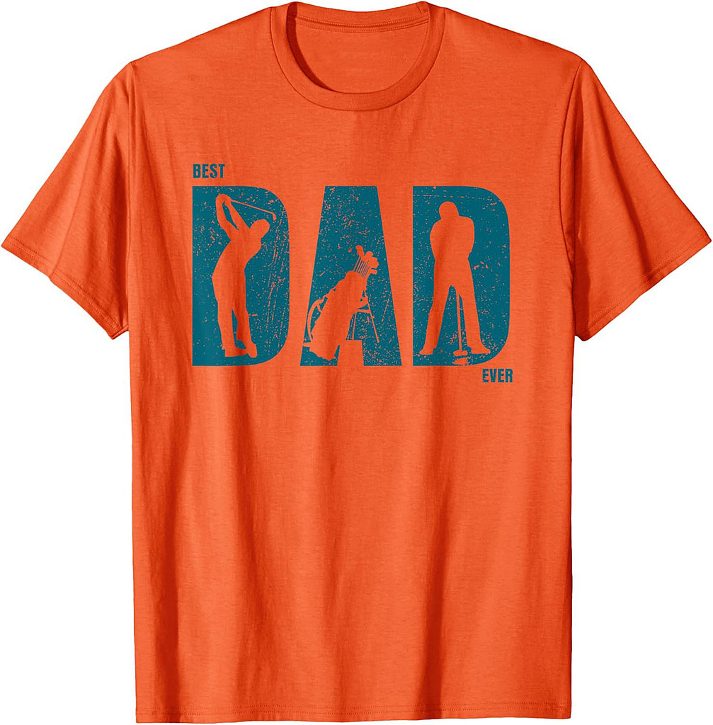 Best Golf Dad Ever T Shirt Golf Dad Shirt Father's Day Gift T-Shirt