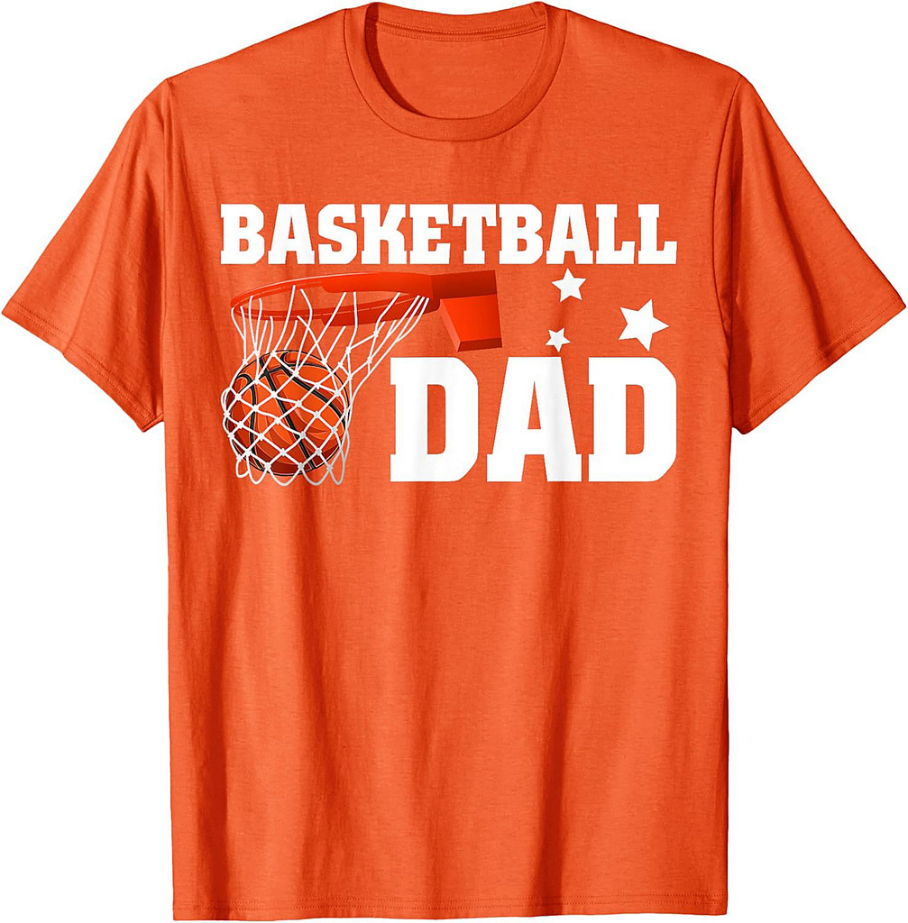 Funny Basketball Dad Daddy Basketball Lover Fathers Day T-Shirt