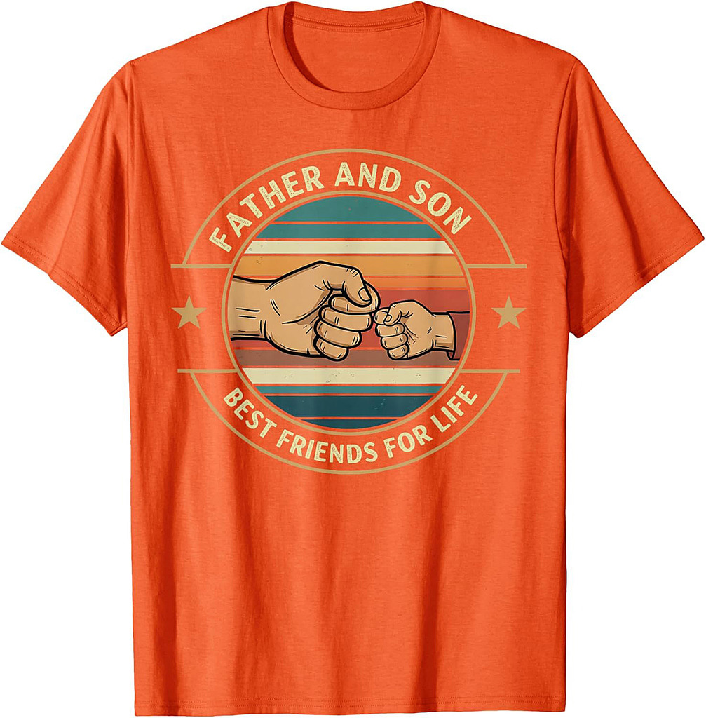 Father And Son Best Friends For Life Fathers Day Graphic T-Shirt