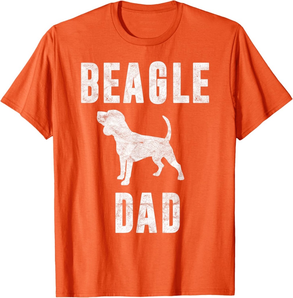 Vintage Beagle Dad Dog Daddy Beagle Father T-Shirt