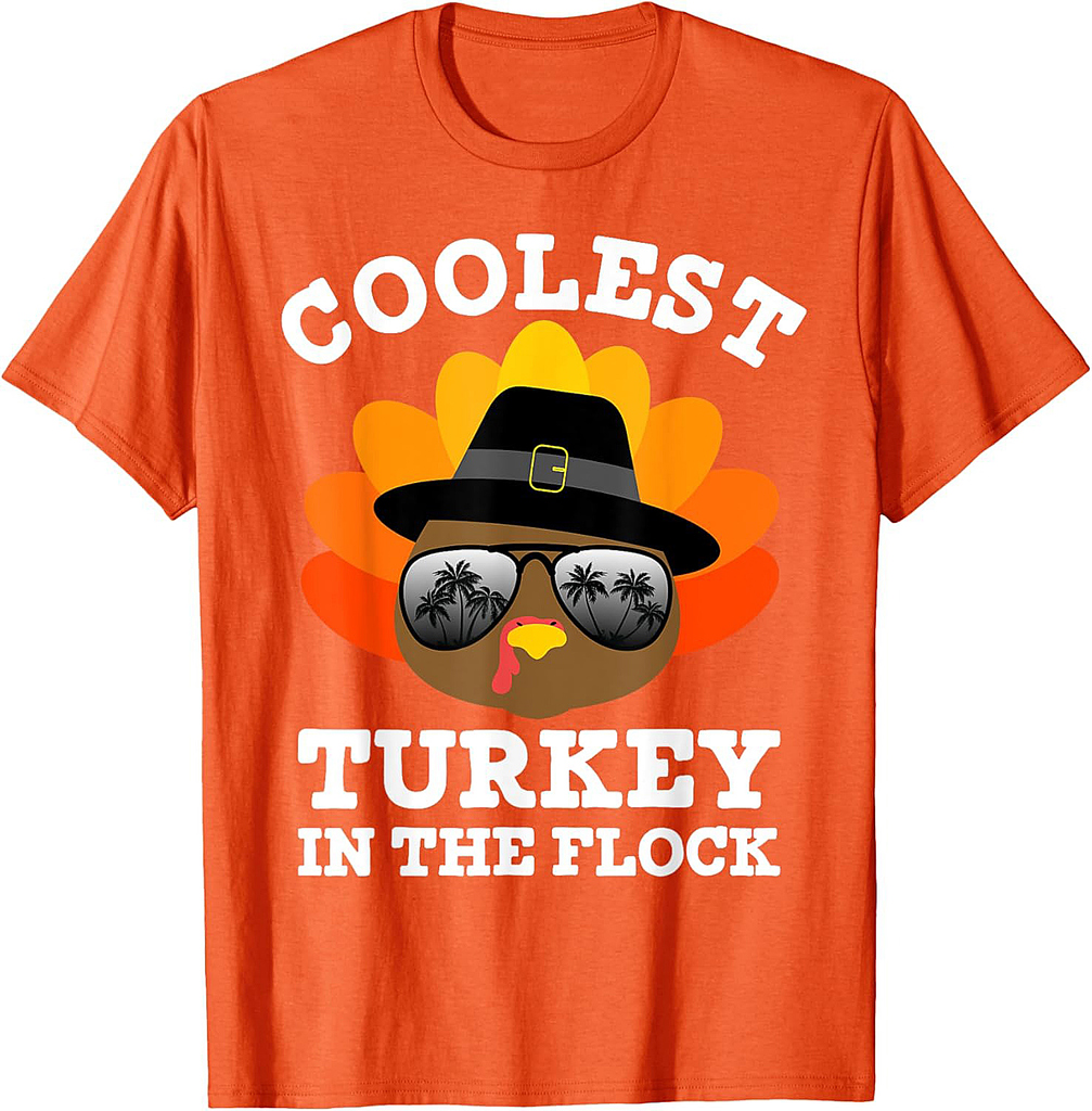 Thanksgiving Shirts for Boys Coolest Toddler Thanksgiving T-Shirt