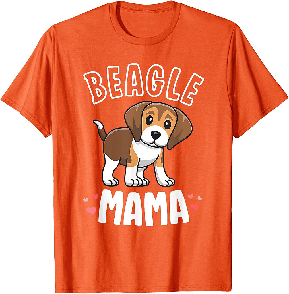 Beagle Mama Dog Mom Shirts For Women Gift For Beagle Lover T-Shirt