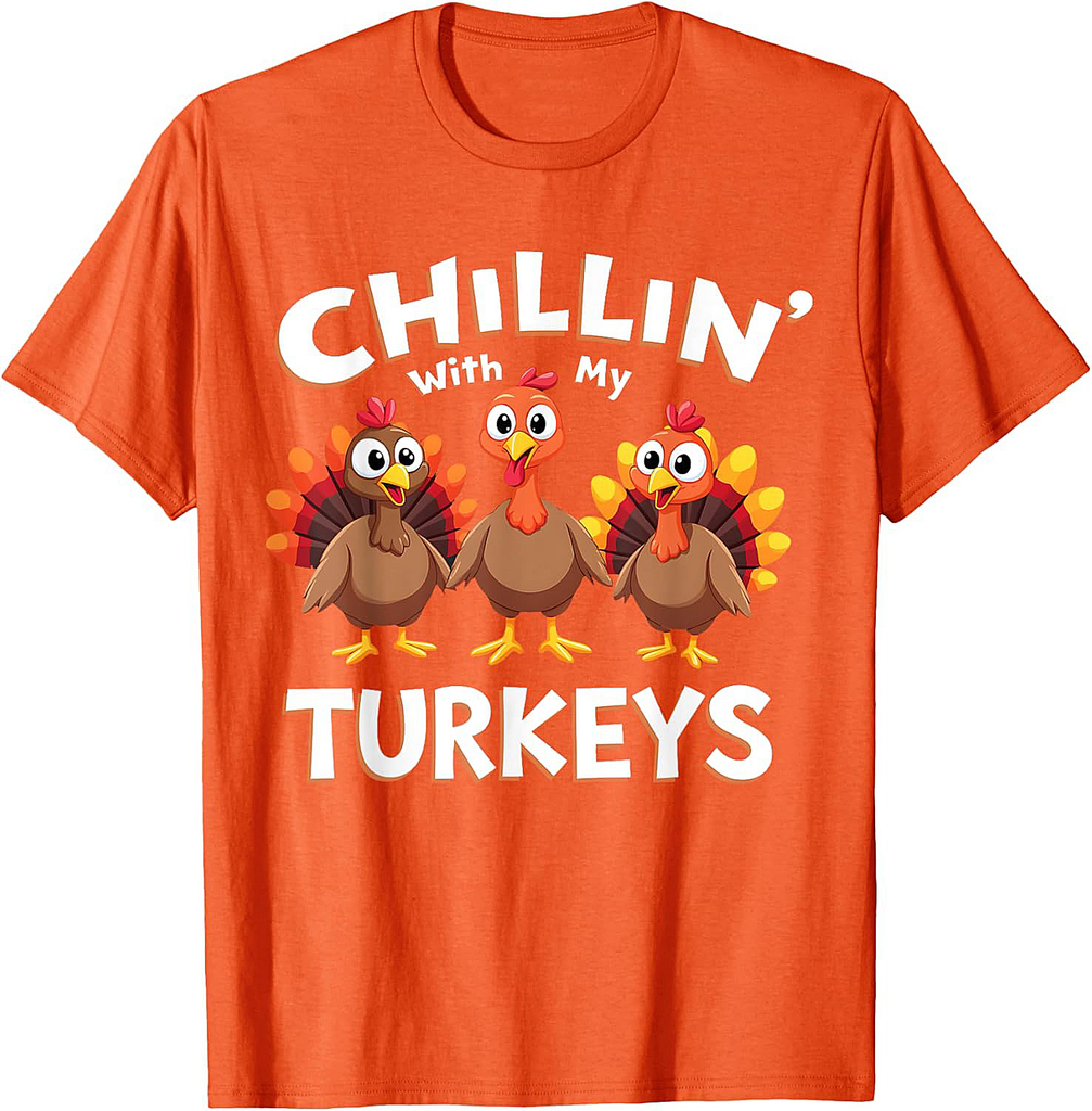 My Turkeys Thanksgiving Family T-Shirt