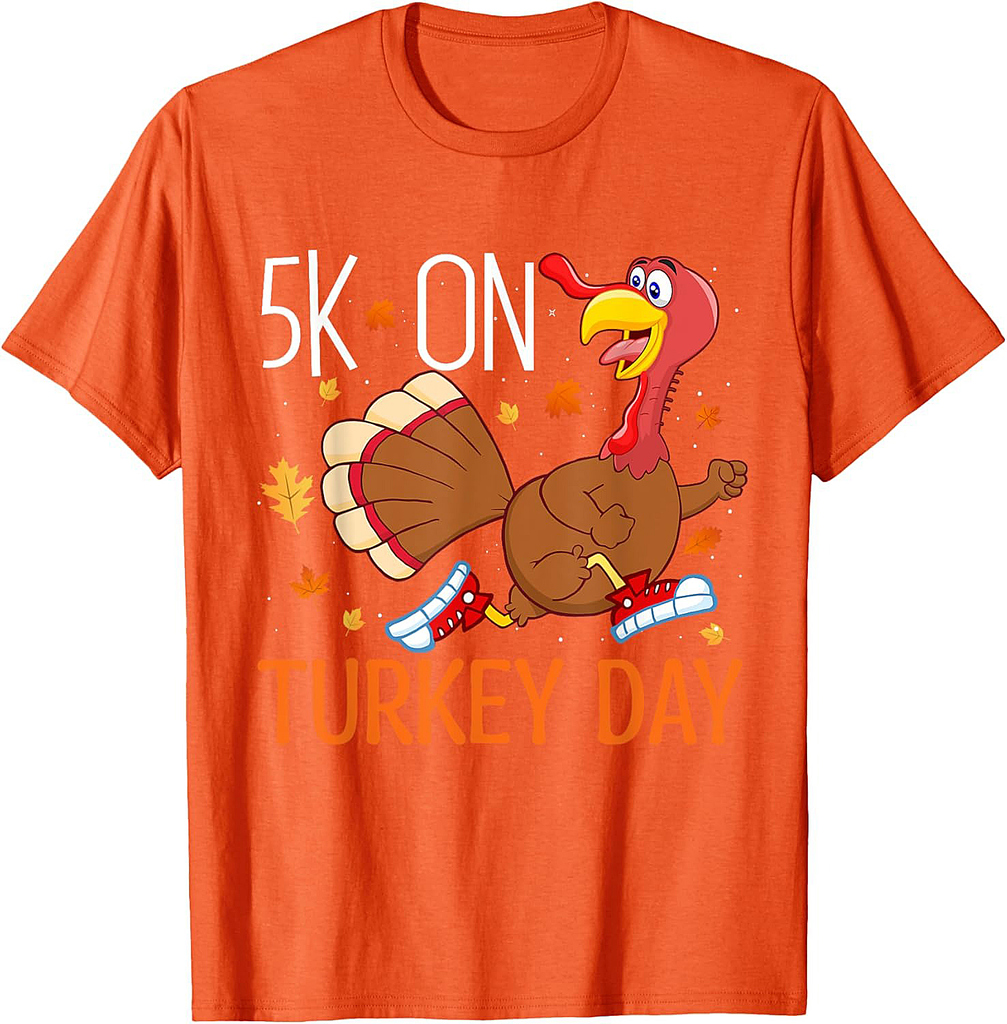 5K On Turkey Day Race Thanksgiving For Turkey Trot T-shirt