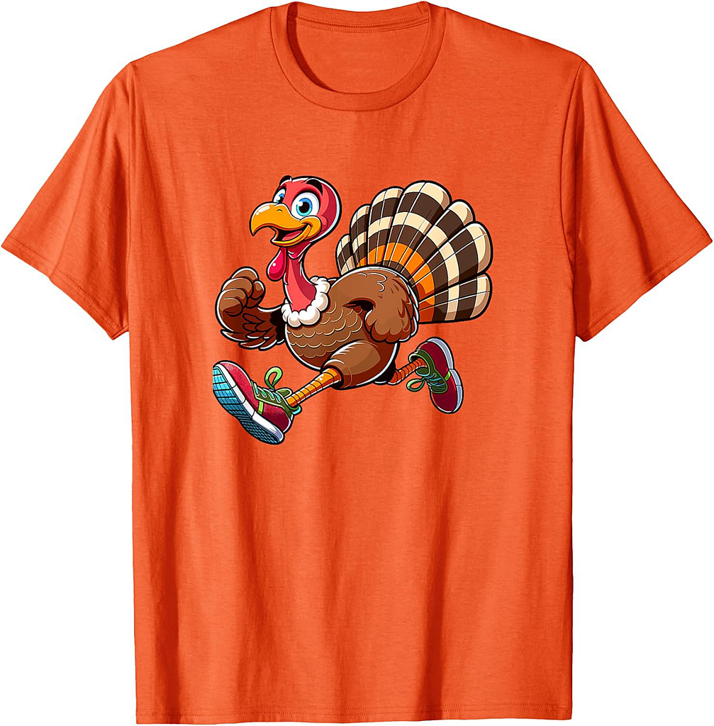 Running Turkey Turkey Trot Running Thanksgiving T-Shirt