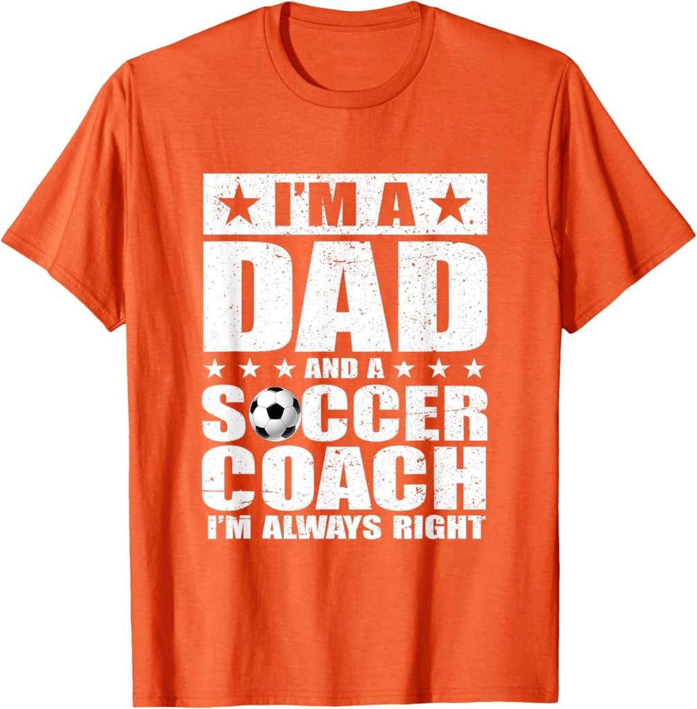 Dad Soccer Coach Fathers Day Shirts Gift From Daughter Son T-Shirt