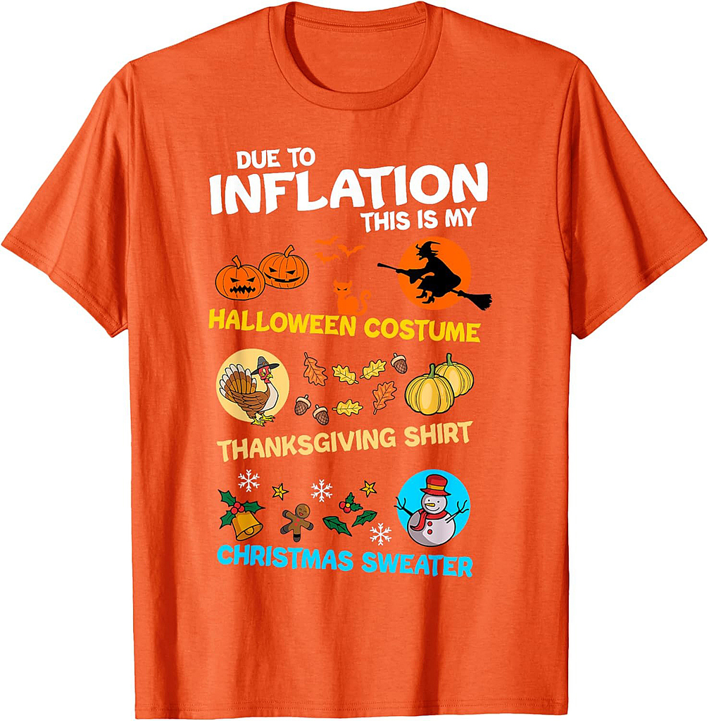 My Spooky Halloween Thanksgiving Ugly Christmas Costume T-Shirt