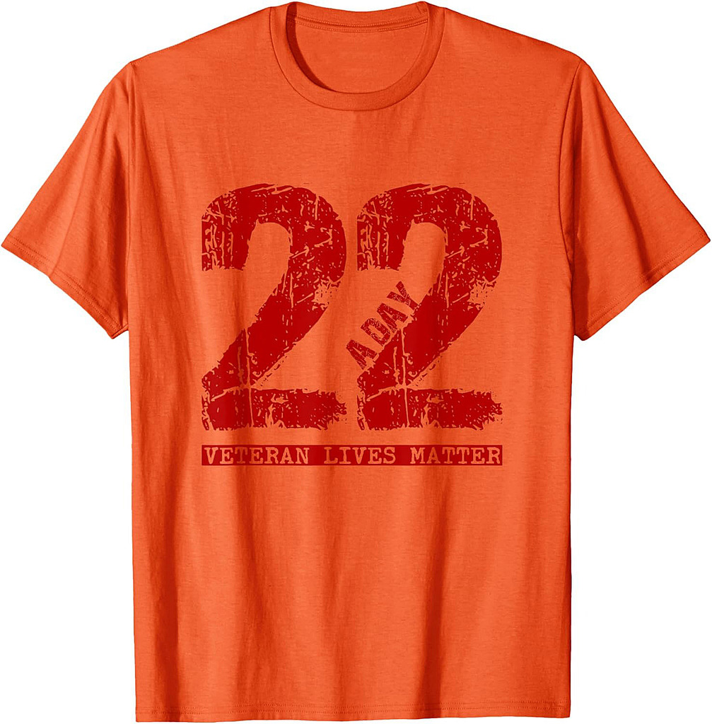 22 A Day Veteran Shirt  22 A Day Veteran Suicide Apparel T-Shirt