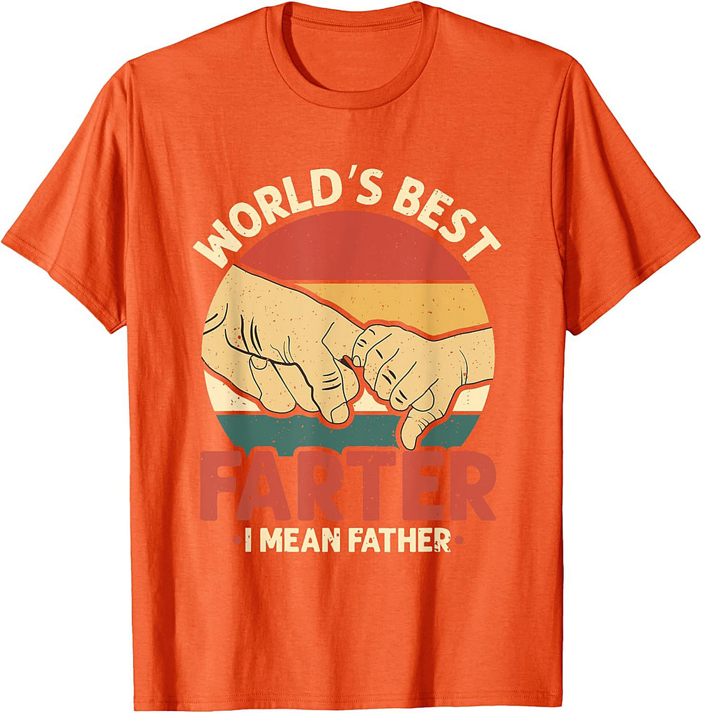 Vintage World's Best Farter I Mean Father T-Shirt