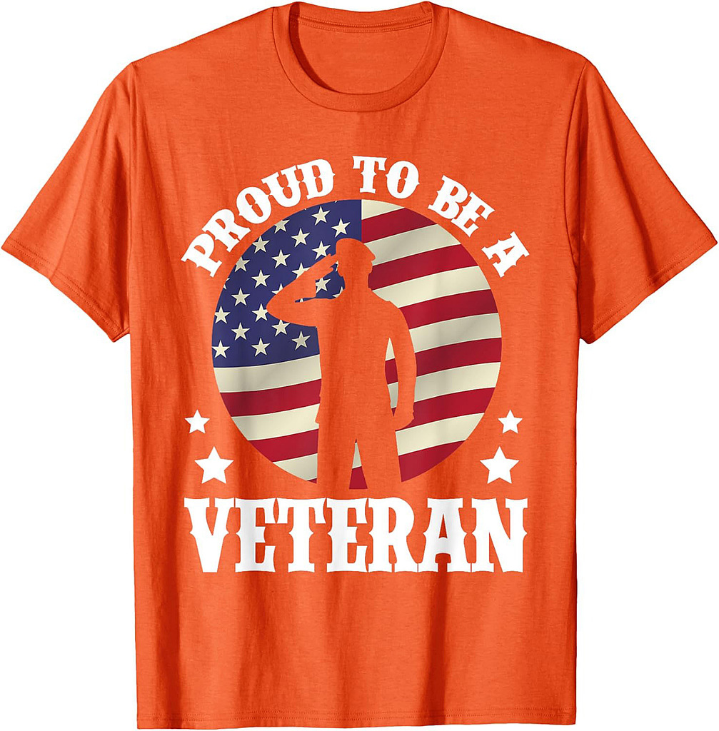 Proud USA Veteran T-Shirt  Veterans Day