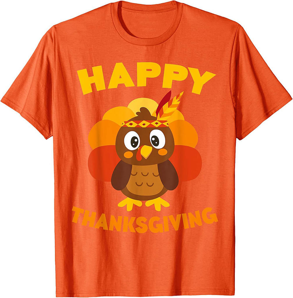 Happy Thanksgiving Shirt Men Women Family Turkey Day T-Shirt