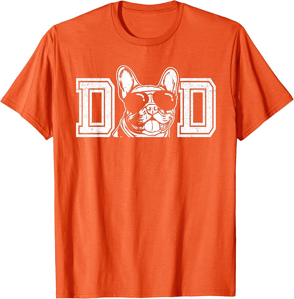 Frenchie Dog Owner For Men French Bulldog Dad Father's Day T-Shirt
