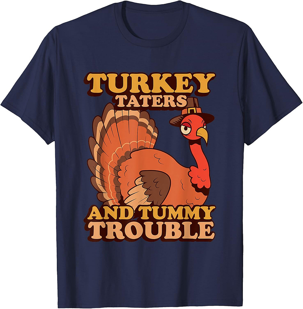 Thanksgiving Day Happy Turkey Day Autumn Turkey T-Shirt