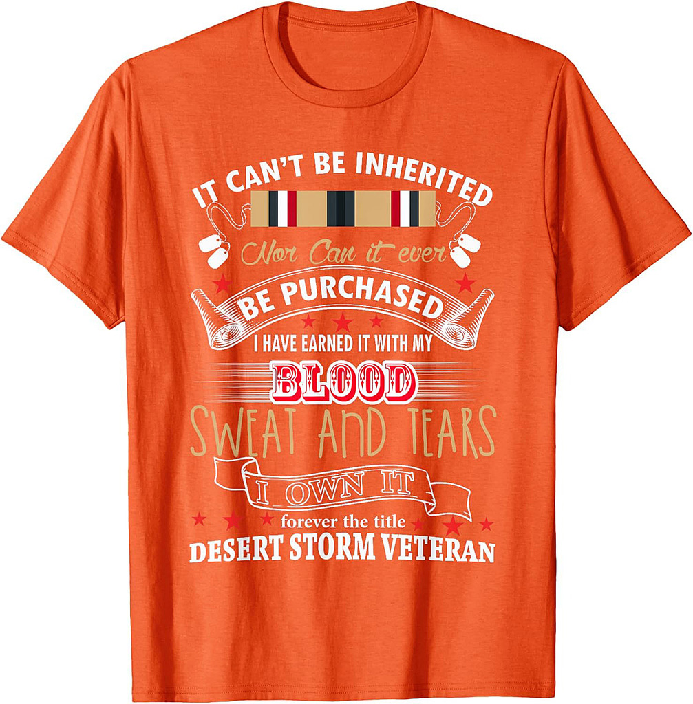 Desert Storm Veteran Desert Shield Vet T-Shirt