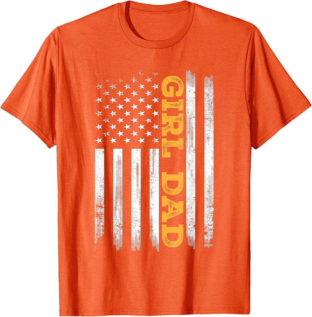 Girl Dad Father's Day Dad Daughter, Dad Of Girls Outnumbered T-Shirt