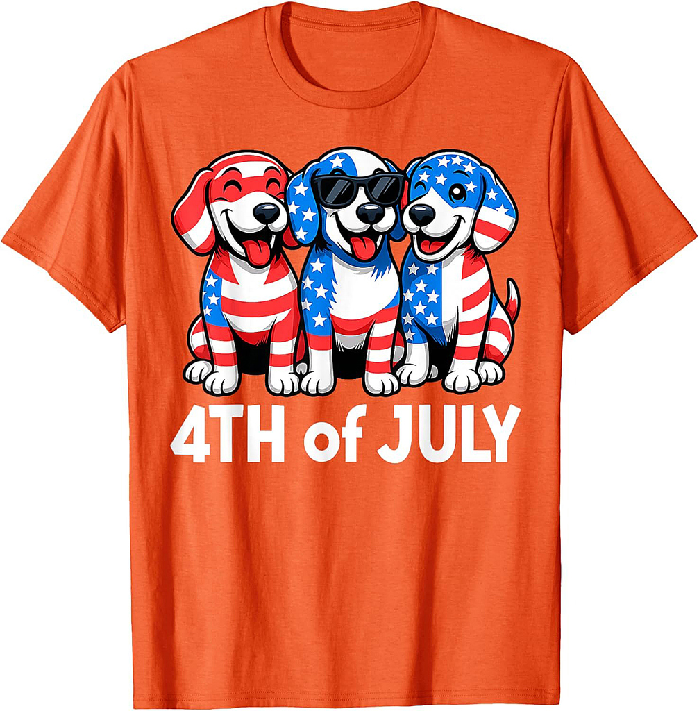 American Beagle 4th of July USA Flag Patriotic Dog Lovers T-Shirt