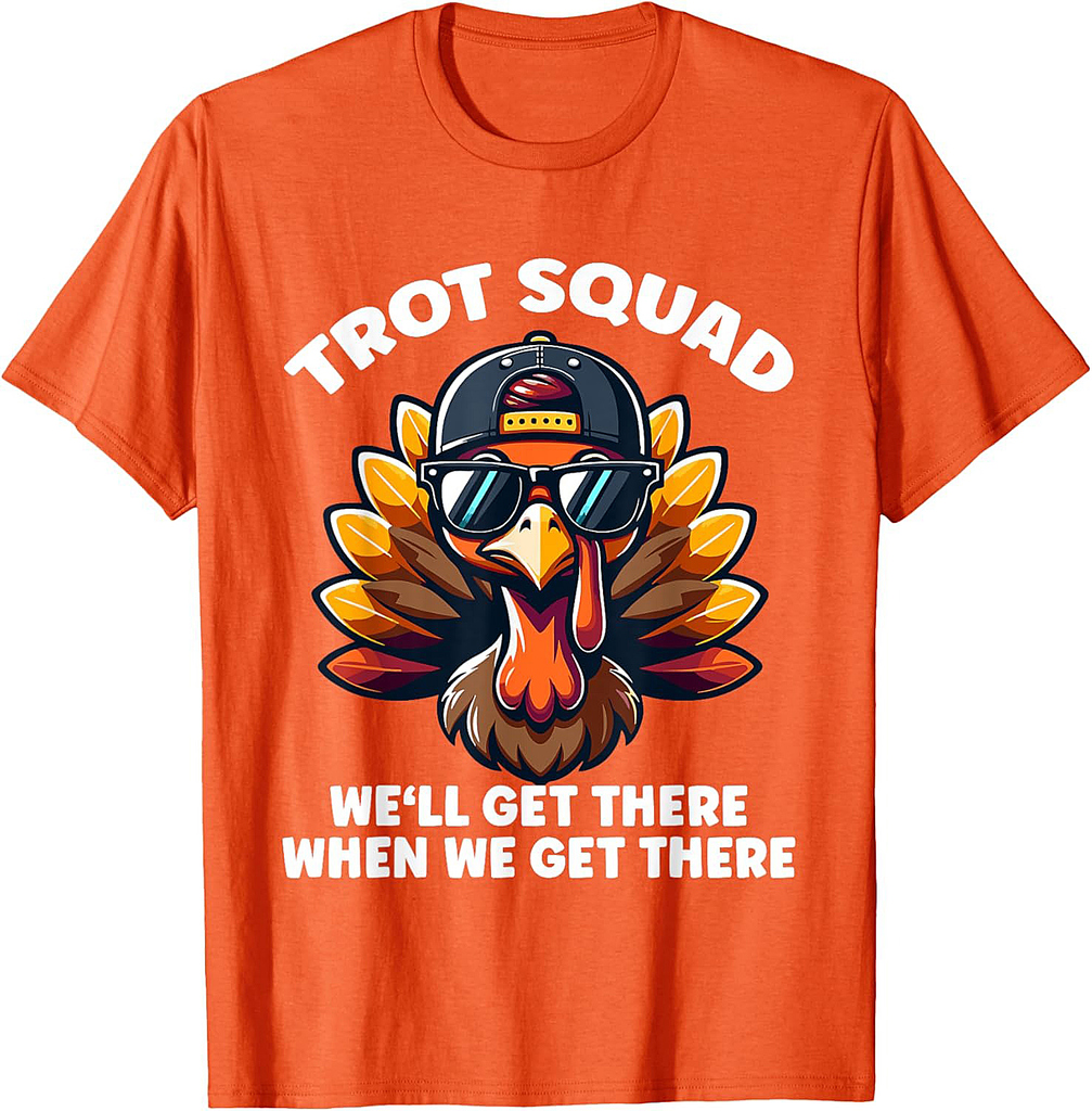Thanksgiving Turkey Running Outfit Gear Costume Turkey Trot T-Shirt