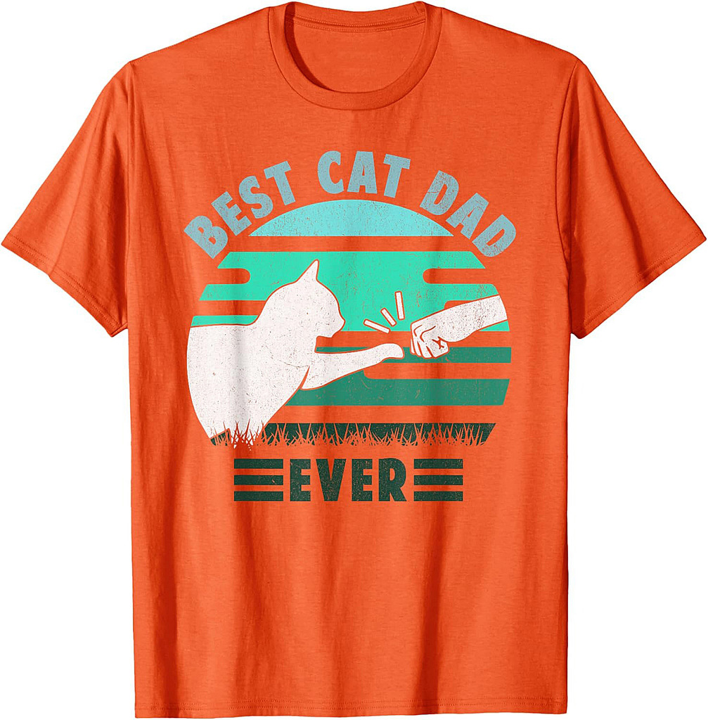 Best Cat Dad Ever, Best Cat Daddy Ever Father's Day Dad Cat T-Shirt