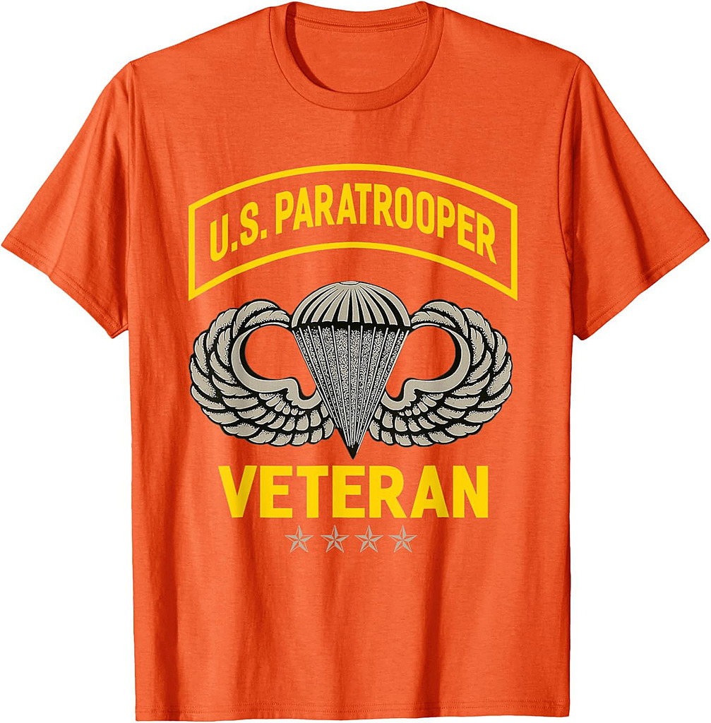 US Army Paratrooper Airborne Division Veterans Day Gifts T-Shirt