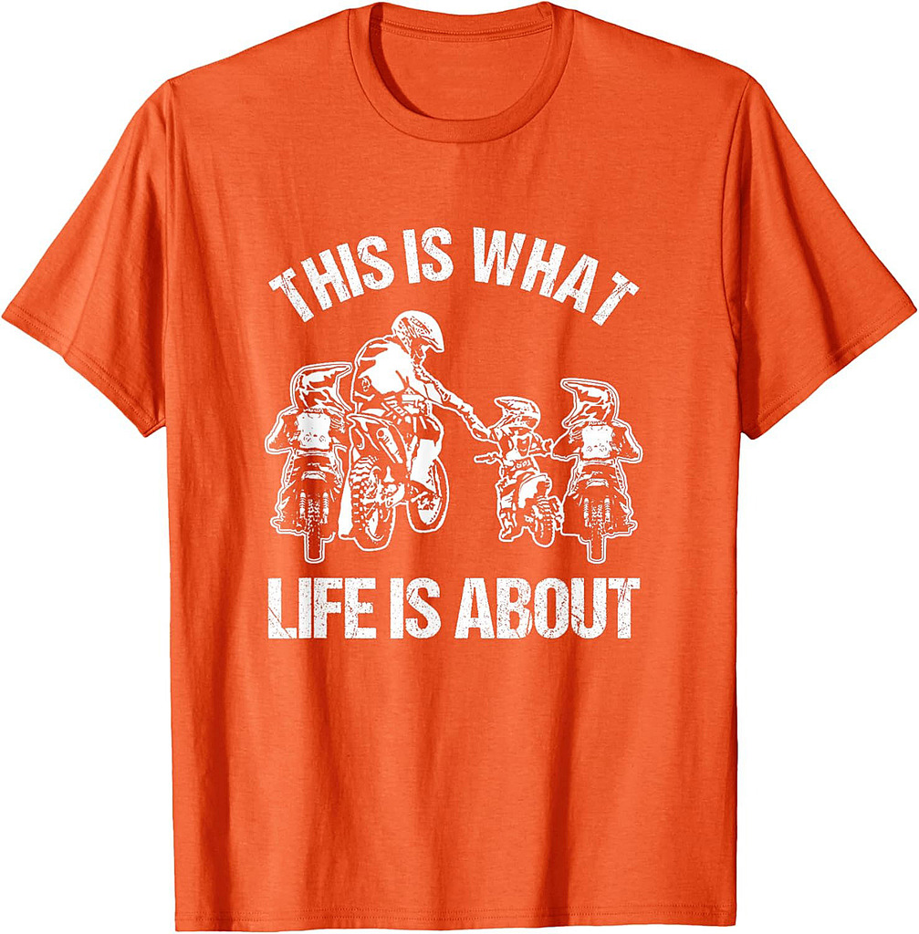 Motocross Dirt Bike Motorcycle Father Dad Motorsport T-Shirt