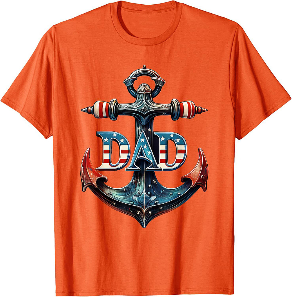 Dad Anchoring Our Life | Father’s Day Vintage Collection T-Shirt