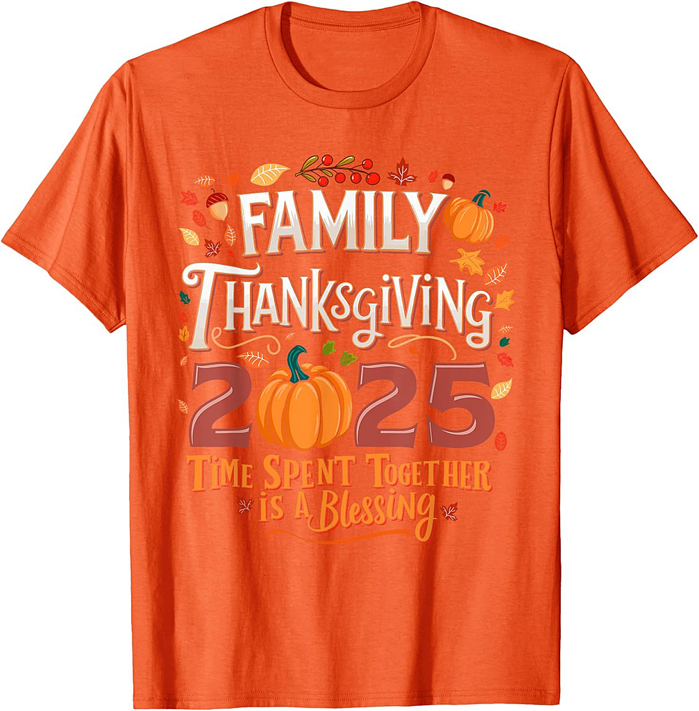 Family Thanksgiving 2025 Thanksgiving Crew Matching Group T-Shirt