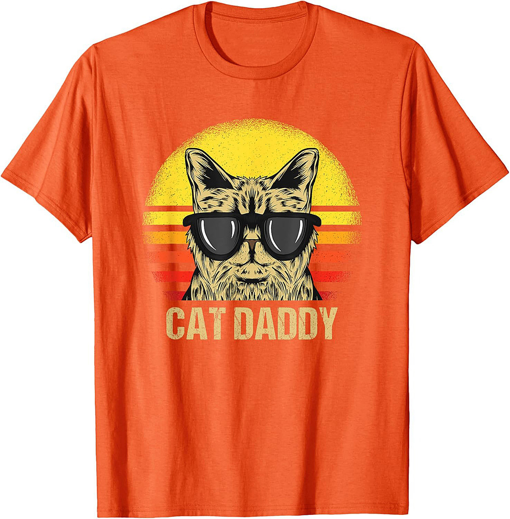 Cat Daddy Father's Day Cat Dad T-Shirt