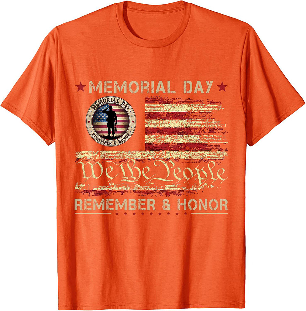 Veterans Day 2025 USA Memorial Day Red Poppy Flower Military T-Shirt
