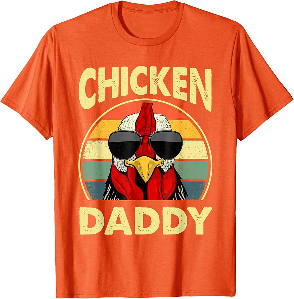 Farmer Dad Chicken Lover Fathers Day T-Shirt