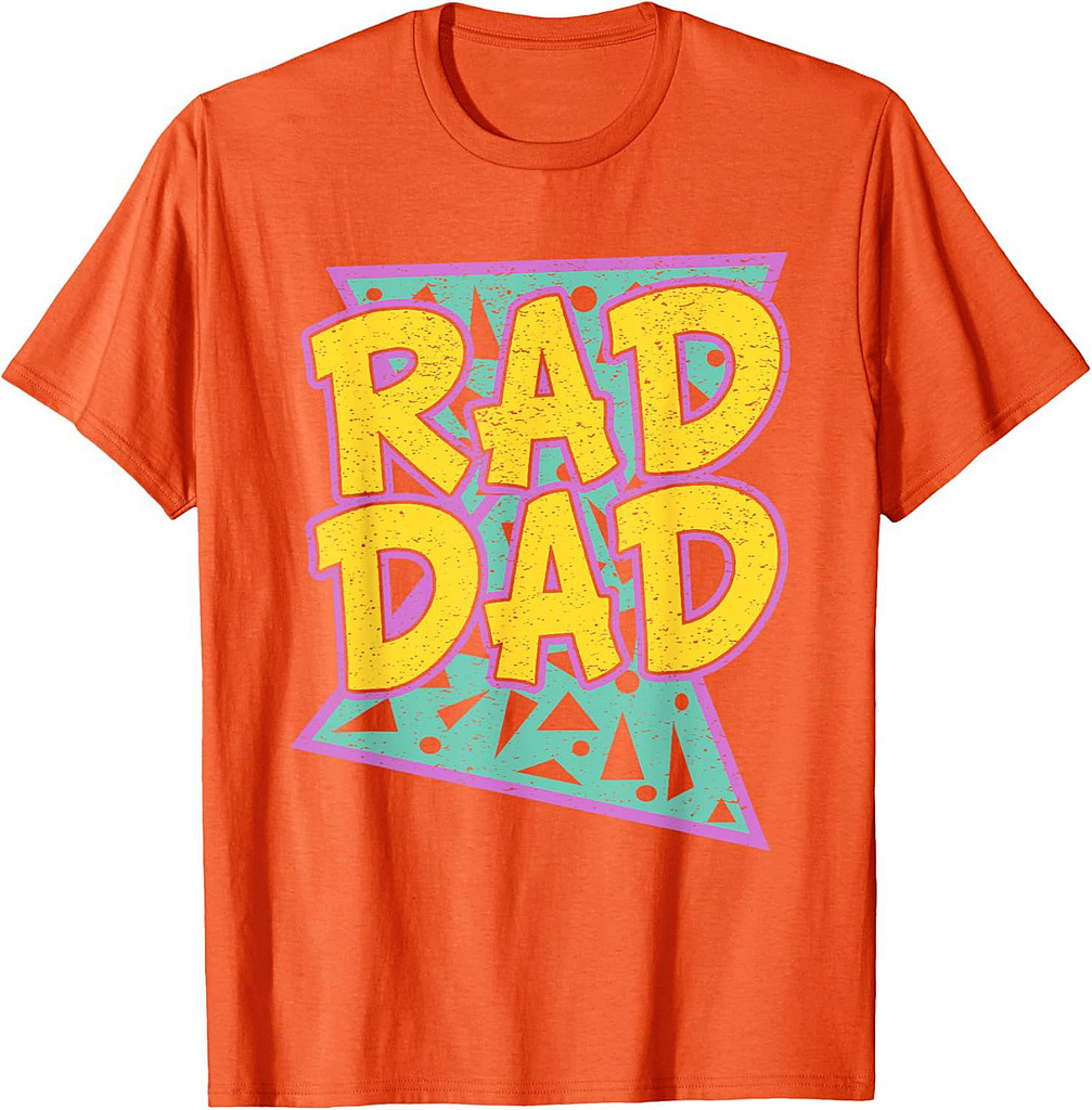 Father's Day Gift T-Shirt for Daddy Rad Dad Shirt T-Shirt