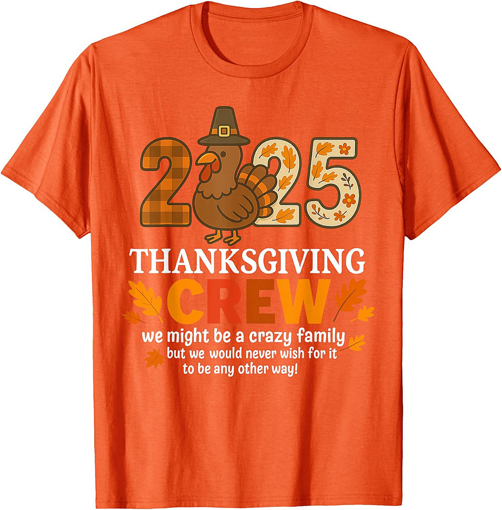 Thanksgiving 2025 Thanksgiving Crew Family Matching 01 T-Shirt