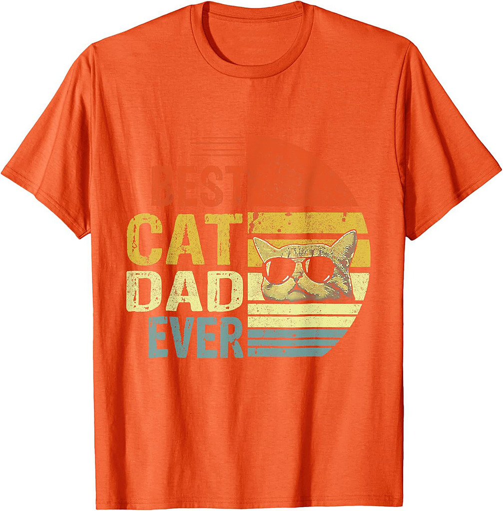 Funny Cat Daddy Father Day T-Shirt
