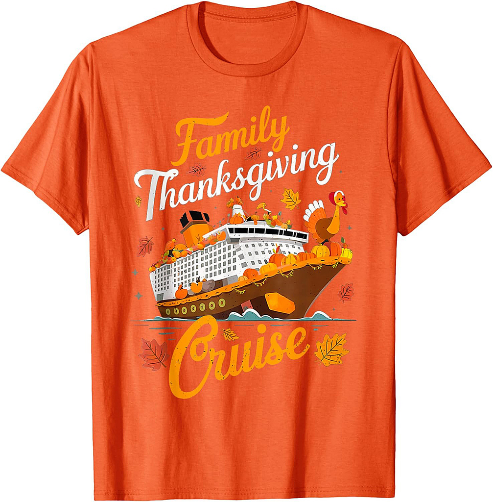 Family cruise 2025 Turkey Trot Thanksgiving Cruise Men Women T-Shirt